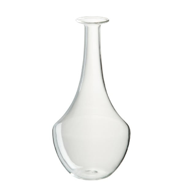 Szklany wazon J-Line Droplet, wysokość 21 cm