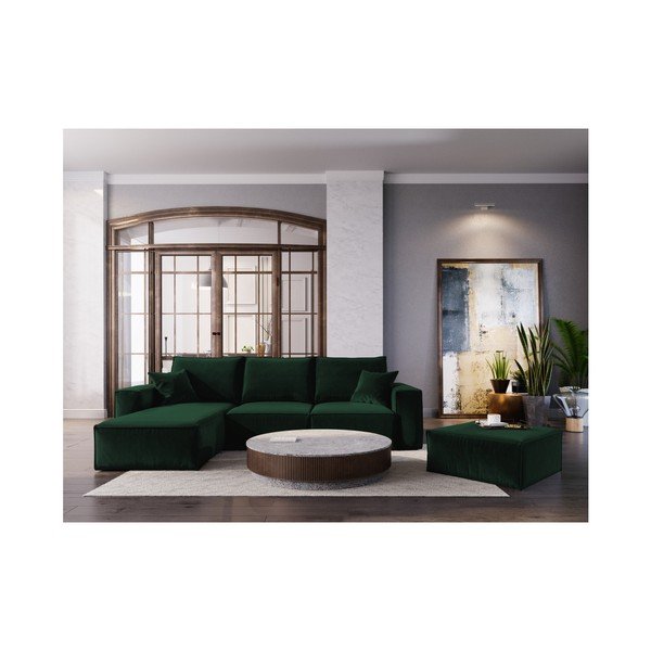 Zielony puf Cosmopolitan Design Florida, 65x65 cm-image-3