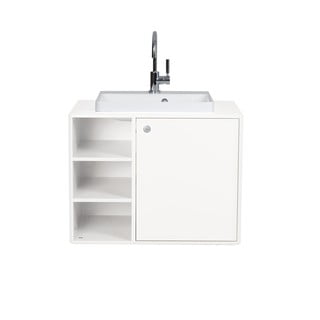Biała szafka pod umywalkę 80x62 cm Color Bath – Tom Tailor