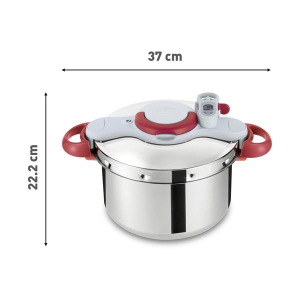 Szybkowar ze stali nierdzewnej 6 l Clipso Minut Perfect – Tefal-image-3