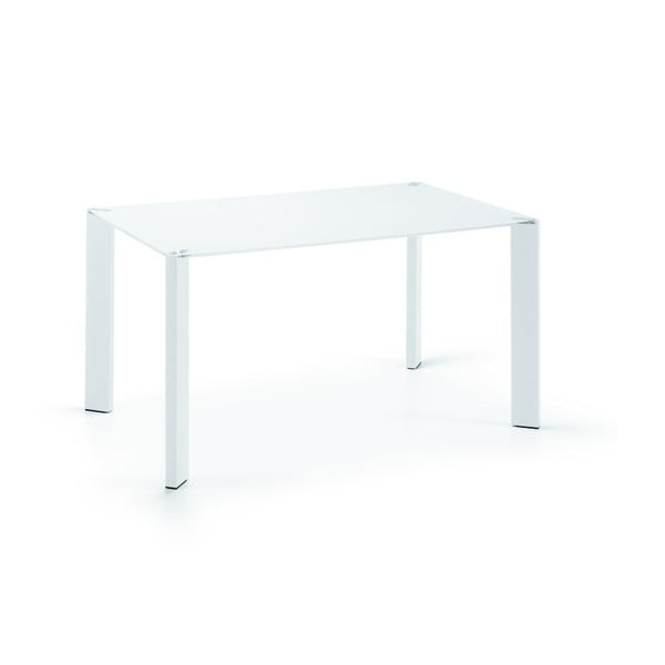 Stół do jadalni Corner, 140x90cm, białe nogi