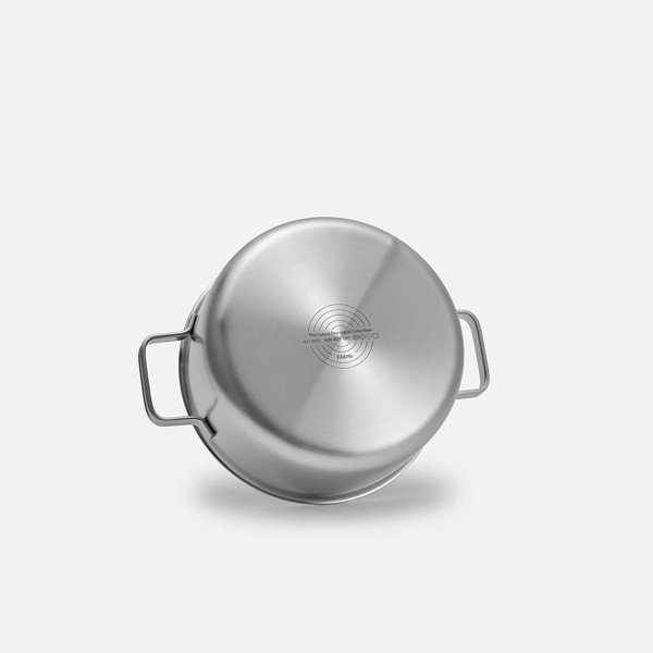 Garnek ze stali nierdzewnej z pokrywką 4 l Lucca 4.0 – FABINI-image-1