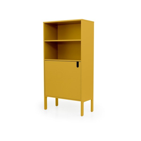 Żółta szafka Tenzo Uno, szer. 76 cm-image-2