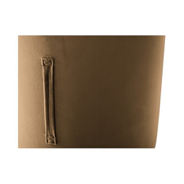 Jasnobrązowy puf Mazzini Sofas Fiore, ⌀ 40 cm-image-3