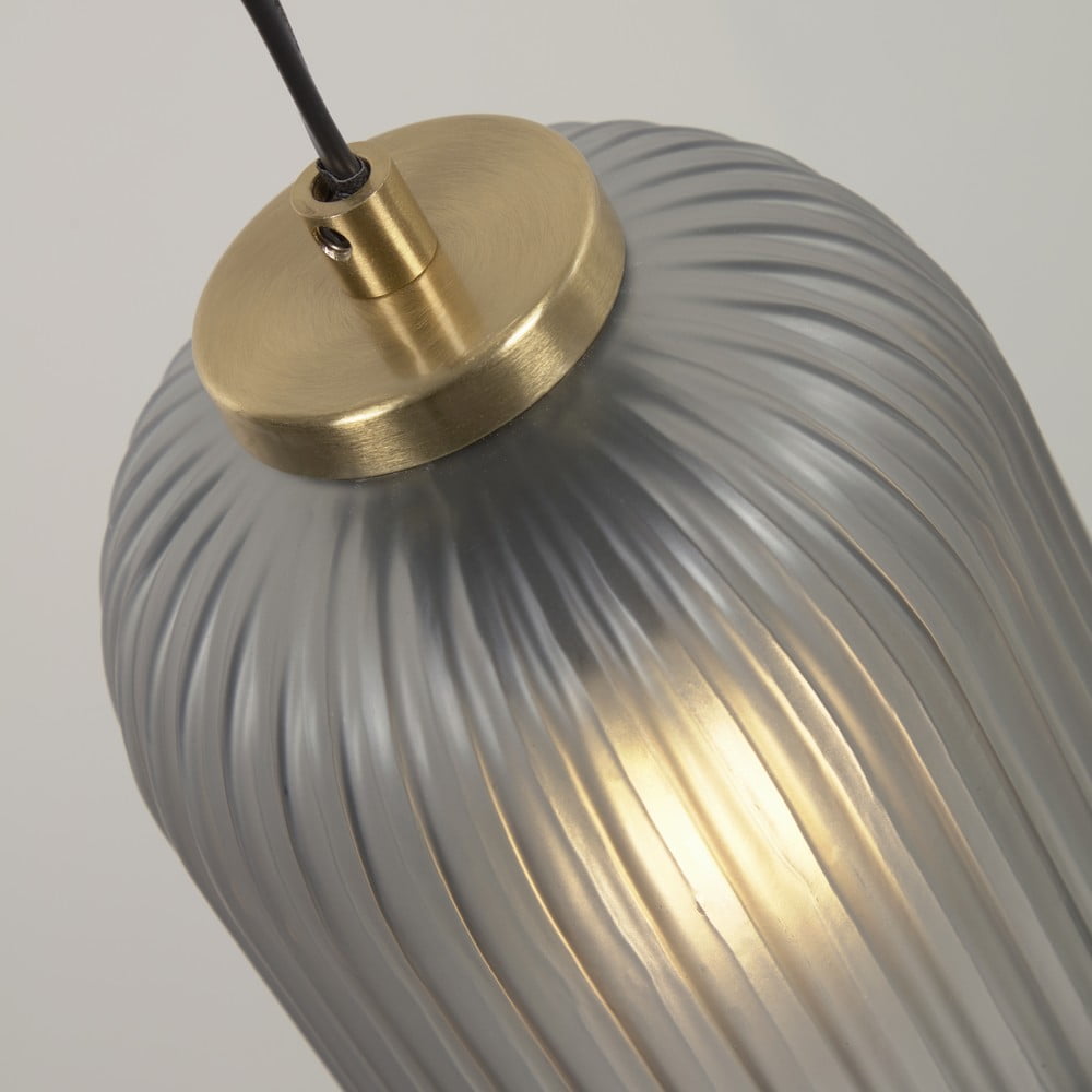 Lampa sufitowa w kolorze złota ze szklanym kloszem ø 12 cm Hestia – Kave Home (zdjęcie 5)