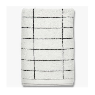 Biały bawełniany ręcznik kąpielowy 70x140 cm Tile Stone – Mette Ditmer Denmark