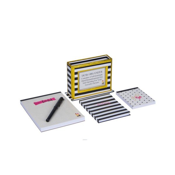 Zestaw 3 notatników z długopisem Tri-Coastal Be Hold-image-2