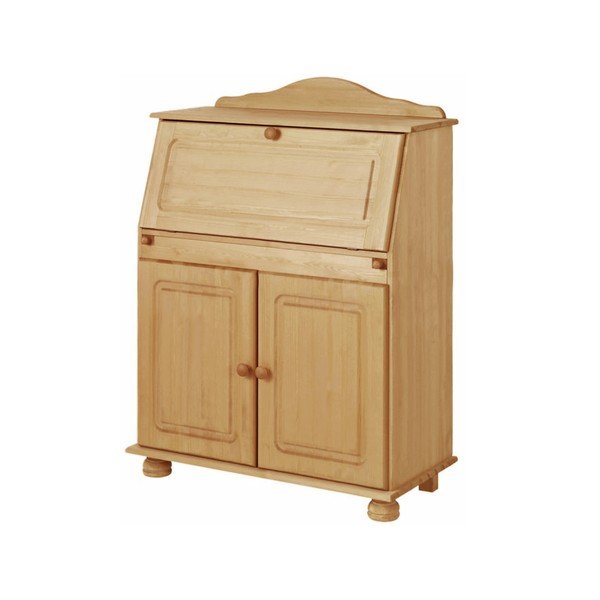 Wysoka komoda z litego drewna sosnowego z sekretarzykiem 107x39 cm Mette – Støraa-image-2