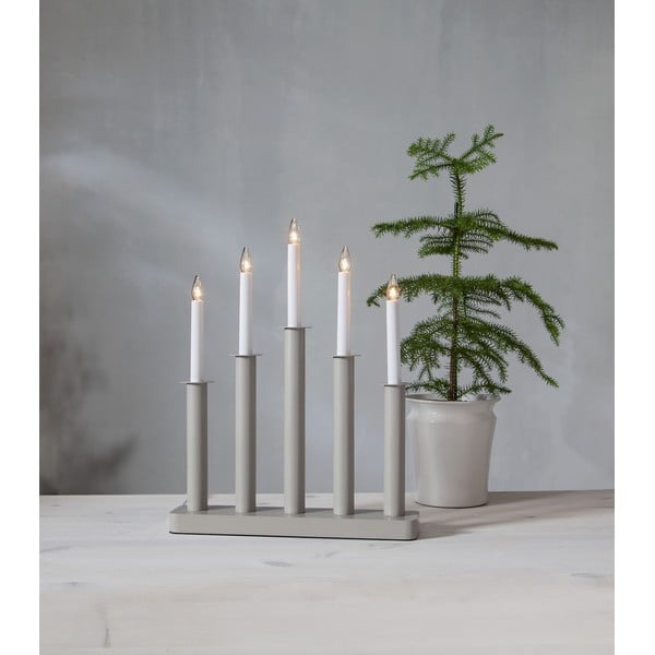 Beżowa świąteczna dekoracja świetlna Plate – Star Trading-image-1