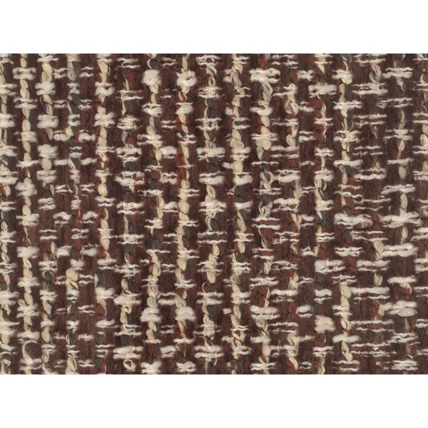 Brązowy podnóżek z tkaniny szenilowej Georgia – Micadoni -image-2