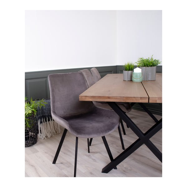 Stół z dębowego drewna House Nordic Montpellier Smoked Oiled Oak, 200x95 cm-image-2