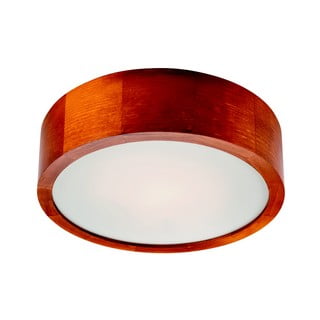 Brązowa okrągła lampa sufitowa LAMKUR Plafond, ø 27 cm