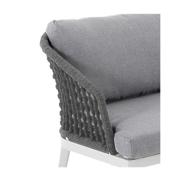 Szary aluminiowy zestaw mebli ogrodowych dla 5 osób Afteli – Tomasucci-image-4