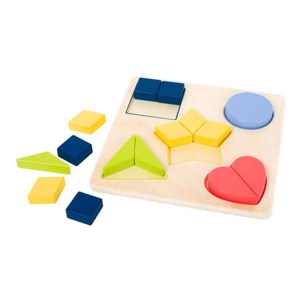 Drewniana gra edukacyjna Legler Puzzle