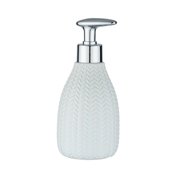 Biały ceramiczny dozownik do mydła Wenko Barinas-image-1