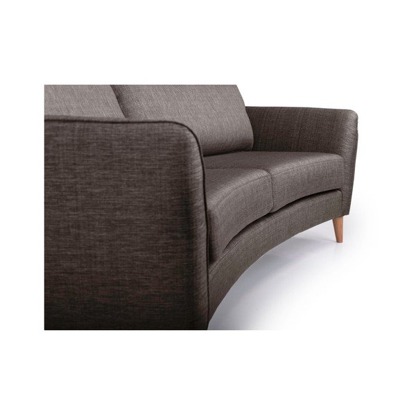 Brązowa sofa Scandic Paris, 245 cm-image-4