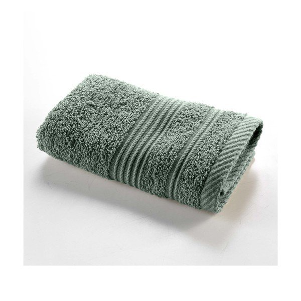 Szałwiowy bawełniany ręcznik frotte 30x50 cm Tendresse – douceur d'intérieur