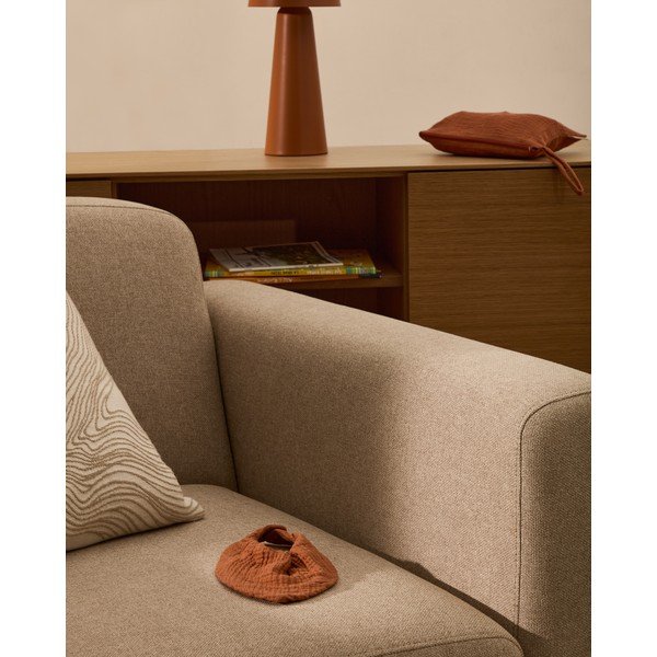 Kremowo-terakorowe bawełniane śliniaki zestaw 2 szt. Olna – Kave Home-image-1