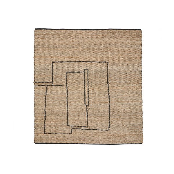 Dywan z juty dwustronny/tkany ręcznie w naturalnym kolorze 200x300 cm Velira – Kave Home-image-3