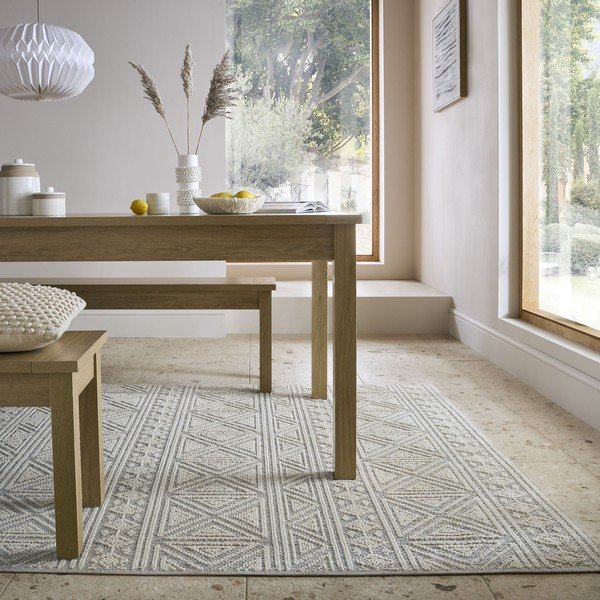 Szaro-beżowy dywan odpowiedni do prania 194x290 cm Lucia – Flair Rugs-image-1