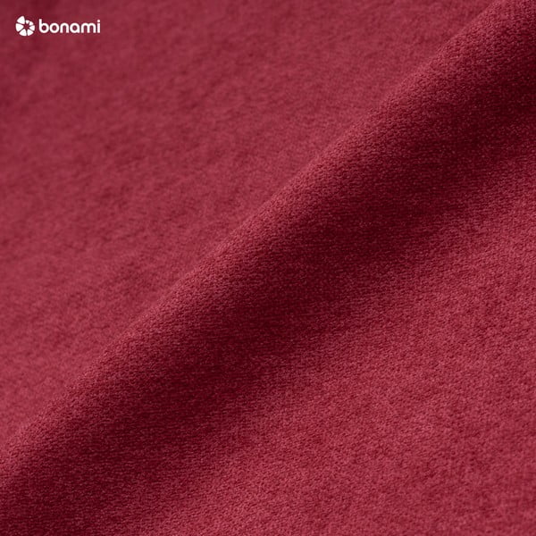 (II. jakość) Czerwona sofa z podnóżkiem Bobochic Paris Luna-image-1
