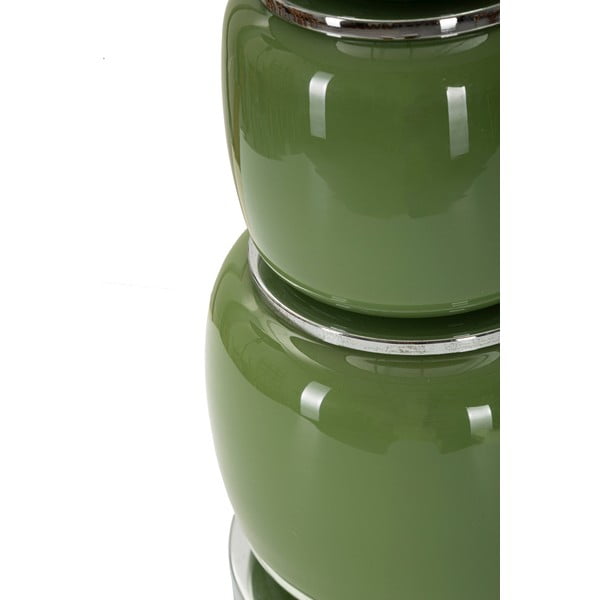 Zielono-szara lampa stołowa z tekstylnym kloszem (wysokość 57 cm) Eva – Mauro Ferretti-image-4