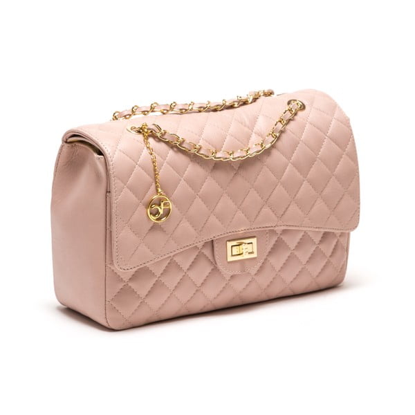 Skórzana torebka Carla Ferreri 2063 Rosa-image-1