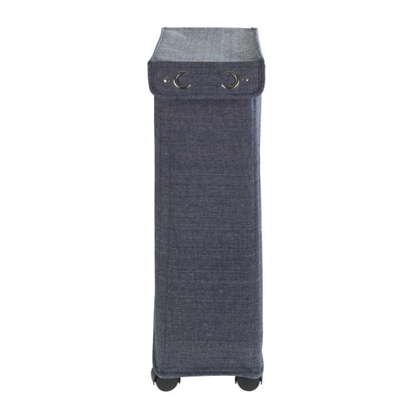 Granatowy kosz na pranie Wenko Corno, 44,4 l-image-1