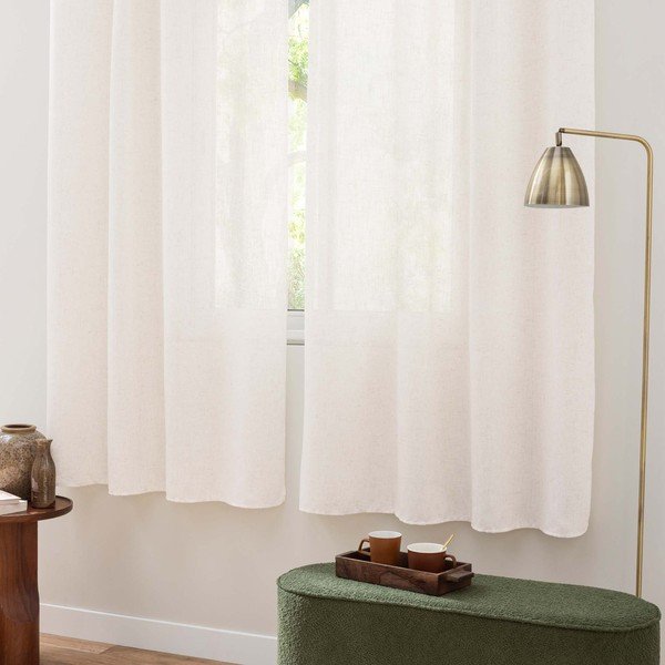 Kremowa zasłona 140x240 cm Pauline – douceur d'intérieur-image-2