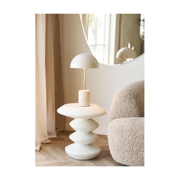 Kamienny okrągły stolik ø 36 cm Blackburn – House Nordic-image-2