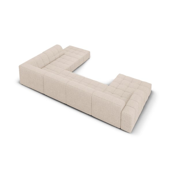 Beżowy narożnik (prawostronny/w kształcie litery U) Chicago – Cosmopolitan Design-image-4