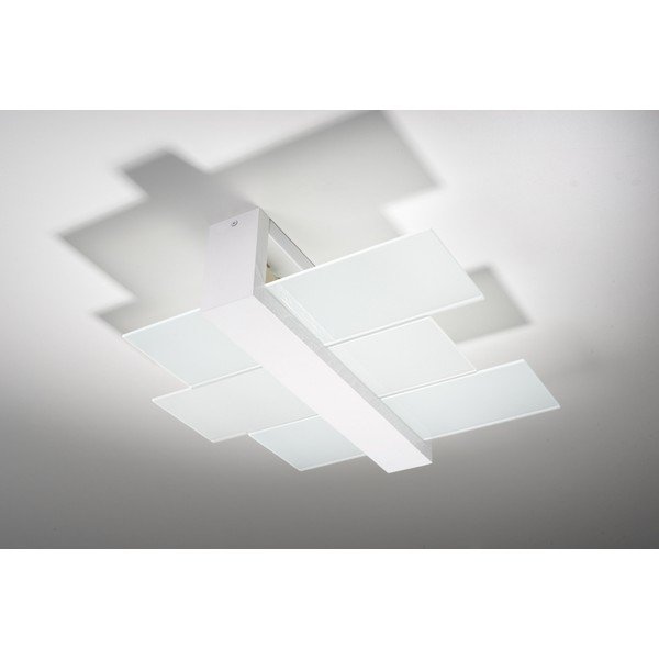 Biała lampa sufitowa Sollux Leda-image-3