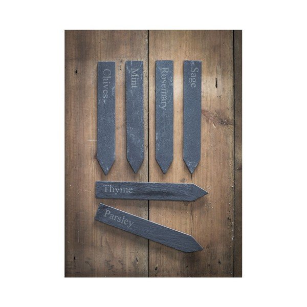 Zestaw 6 tabliczek do ziół Garden Markers-image-1