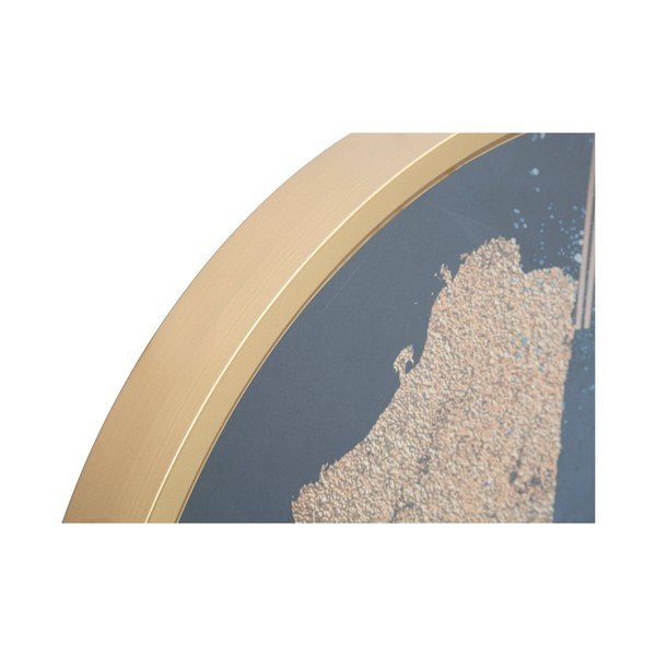 Niebieski zegar ścienny Mauro Ferretti Art, ø 60 cm-image-4