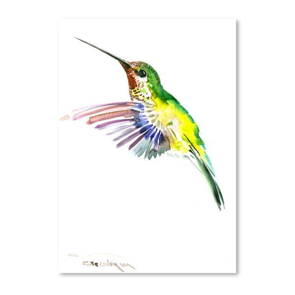 Plakat Flying Hummingbird (projekt Surena Nersisyana), 42x30 cm