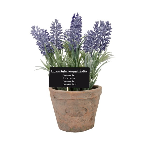 Sztuczny kwiat (wysokość 17,5 cm) Lavender – Esschert Design