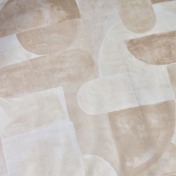 Beżowa pościel dwuosobowa 200x200 cm Sloane Geo – Catherine Lansfield-image-4