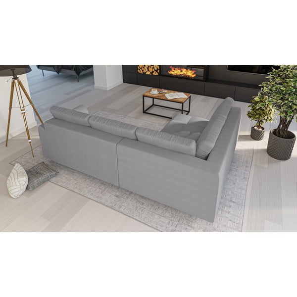 Szary narożnik (lewostronny) Ariella – Ropez-image-3