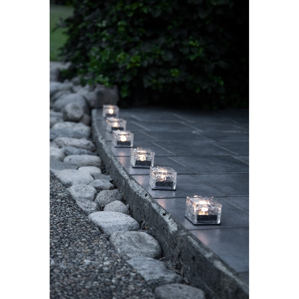 Zewnętrzne świeczki solarne LED zestaw 3 szt. (wysokość 5,5 cm) Icecube – Star Trading (zdjęcie 8)