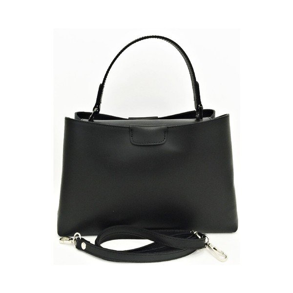 Torebka skórzana Mina Black-image-1