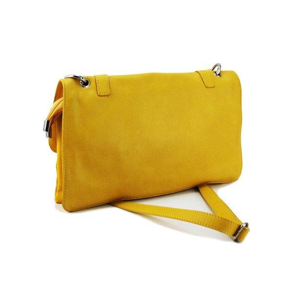 Torebka skórzana Busta Giallo-image-1