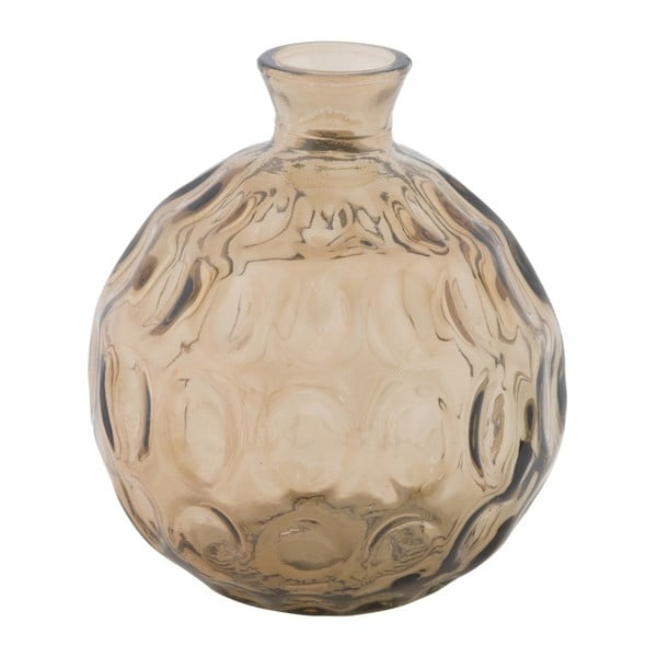 Szary wazon ze szkła z recyklingu Mauro Ferretti Ball, ⌀ 14 cm