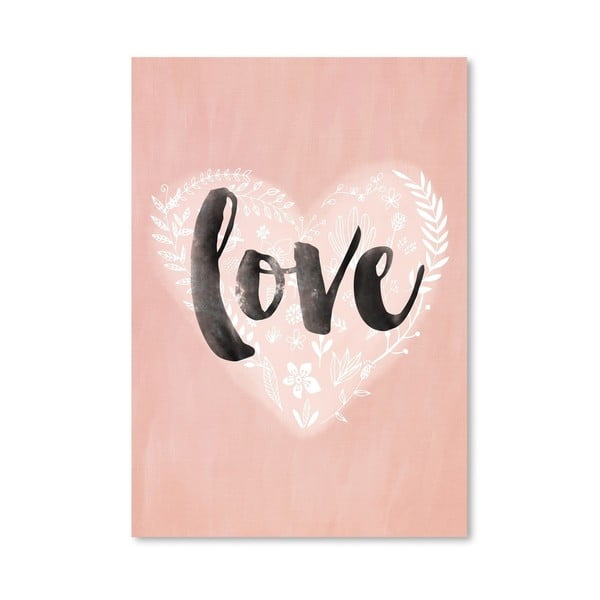 Plakat (projekt: Mia Charro) - Love Heart