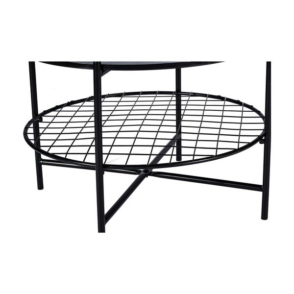 Czarny okrągły stolik Bonami Selection Joe, Ø 63 cm-image-3