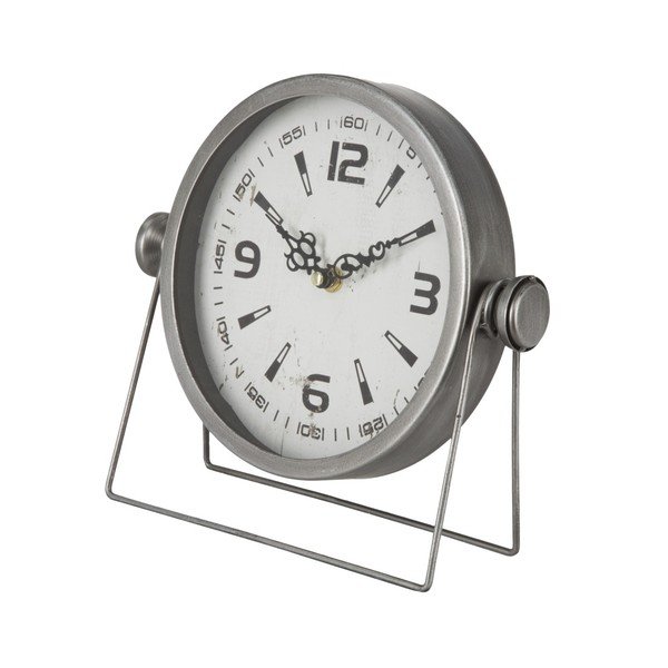 Zegar stołowy Mauro Ferretti Pull Silver, 25x23,5 cm-image-2