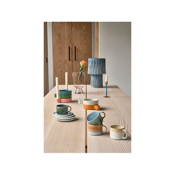 Jasnoróżowy szklany wazon (wysokość 24 cm) Drum – Villa Collection-image-2