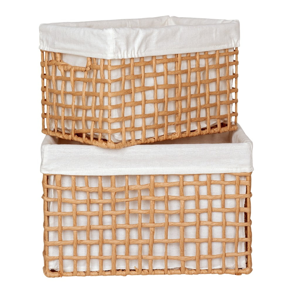 Koszyki zestaw 2 szt. 25x35x22 cm Bustelo – House Nordic (zdjęcie 3)