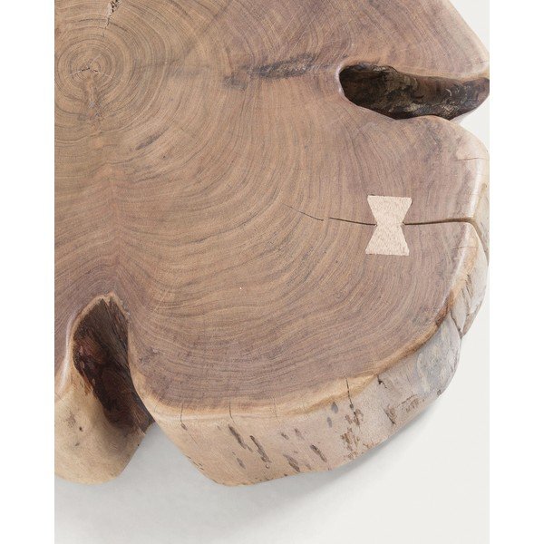 Okrągły stolik z litego drewna akacjowego 60x65 cm Essi – Kave Home-image-1