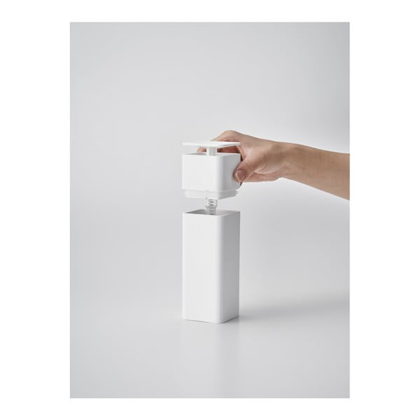 Biały dozownik do płynu do naczyń Yamazaki Tower, 250 ml-image-4