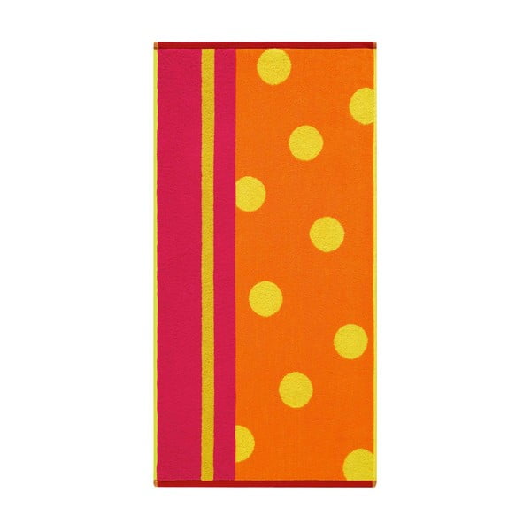 Ręcznik Punkte Kumquat, 70x140 cm